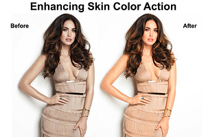 Enhancing Skin Color Action