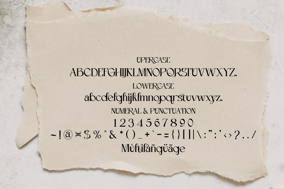 Sklines Chic Display Serif, a Serif Font by zamjumps (Photo 9 of 11)
