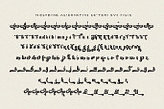 De Augusta - Vintage Retro Font, a Script Font by Subectype Studio (Thumbnail 9 of 10)
