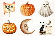 Vintage Halloween Decorations PNG, an Illustration by Pixels.Craft (Thumbnail 2 of 6)