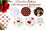 Marsala and Niagara blue watercolor, an Illustration by LABFcreations (Thumbnail 3 of 7)