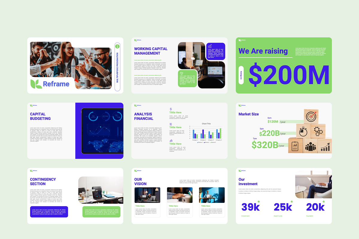 Reframe – Multipurpose PowerPoint, a Presentation Template by Premast (Photo 2 of 4)
