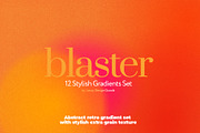 BLASTER Retro Gradient Textures, a Texture Graphic by LEROY Design (Thumbnail 3 of 11)