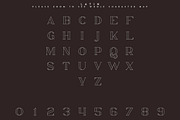 Chalga Outline - Serif Typeface, a Serif Font by VP Fonts (Thumbnail 8 of 10)