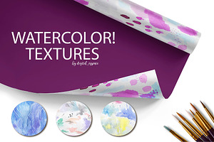 Watercolor textures kit