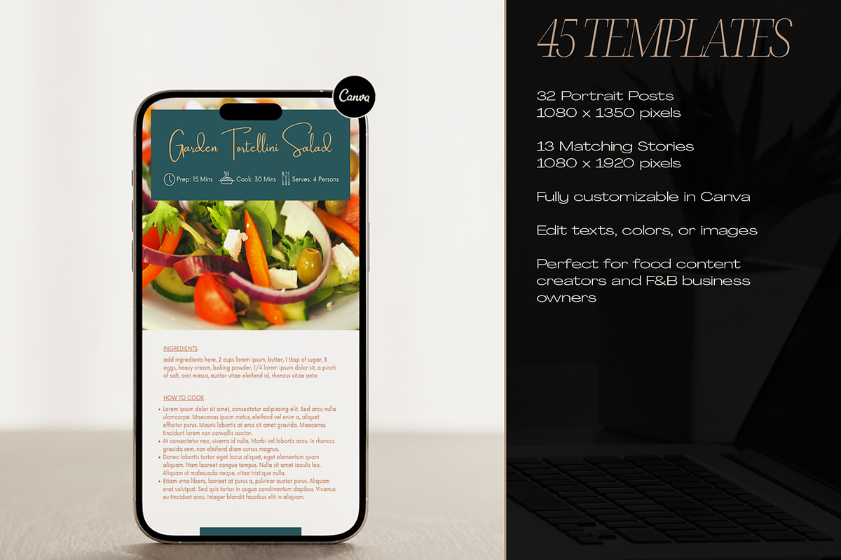 45 Food Instagram Bundle preview 6