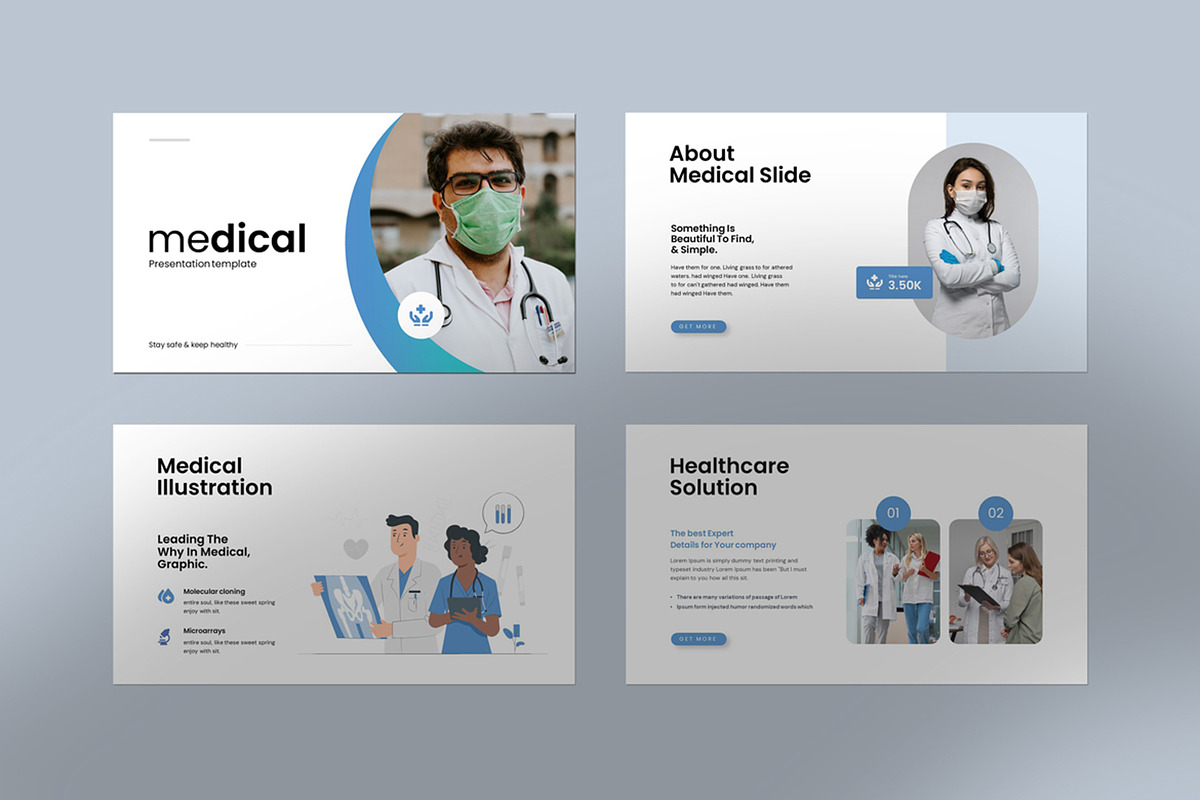 Medical Presentation Template, a Presentation Template by evgenystudio