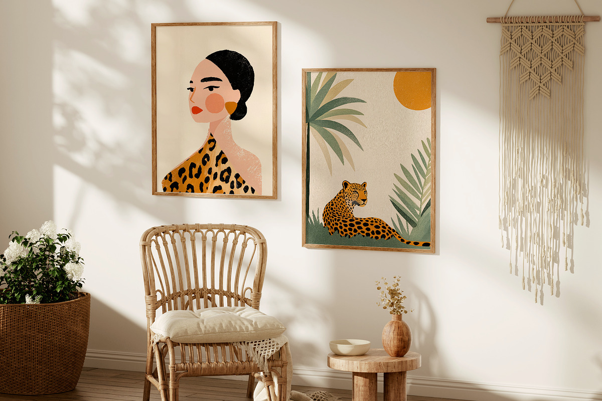 Be Wild Leopard Style Posters, a Background Graphic by MixedArt (Photo 6 of 9)