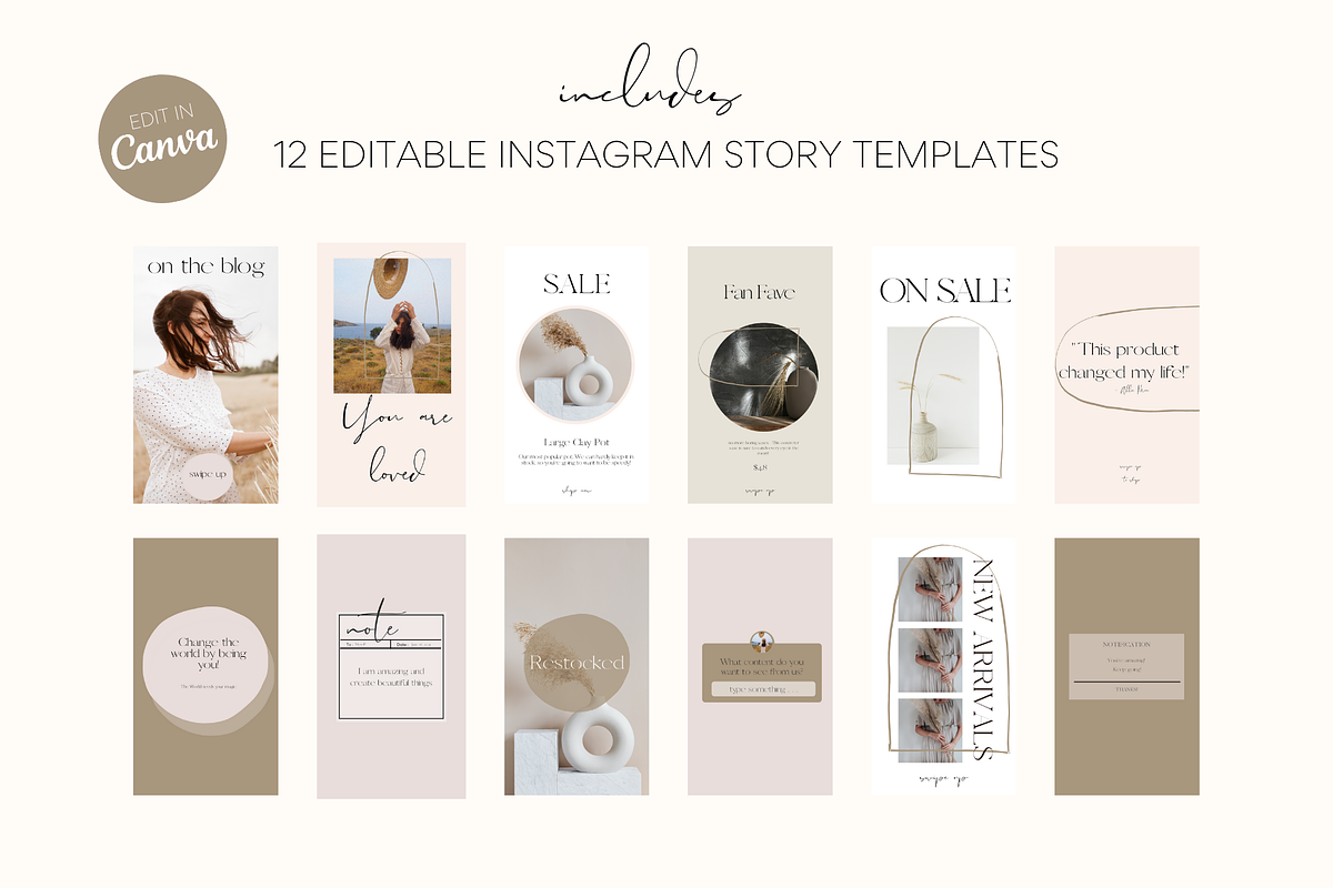 Whimsy Neutral Shopify Theme Bundle, a Templates & Theme by Easy Website Themes (Photo 7 of 10)