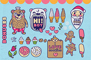 Chiko Cookies Typeface + Cute Bonus, a Font by fopifopi (Thumbnail 3 of 3)