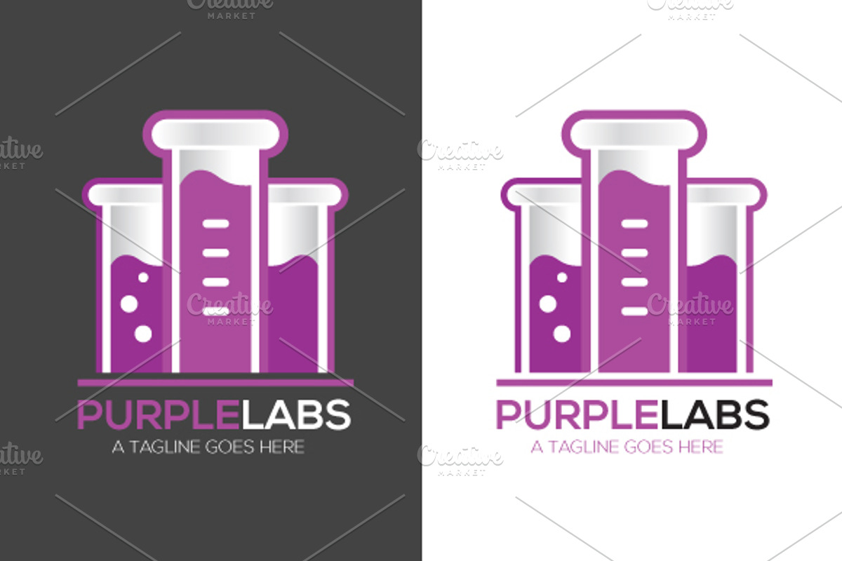 Purple Labs | Logo Template, a Branding & Logo Template by Dsquared Media (Photo 2 of 2)