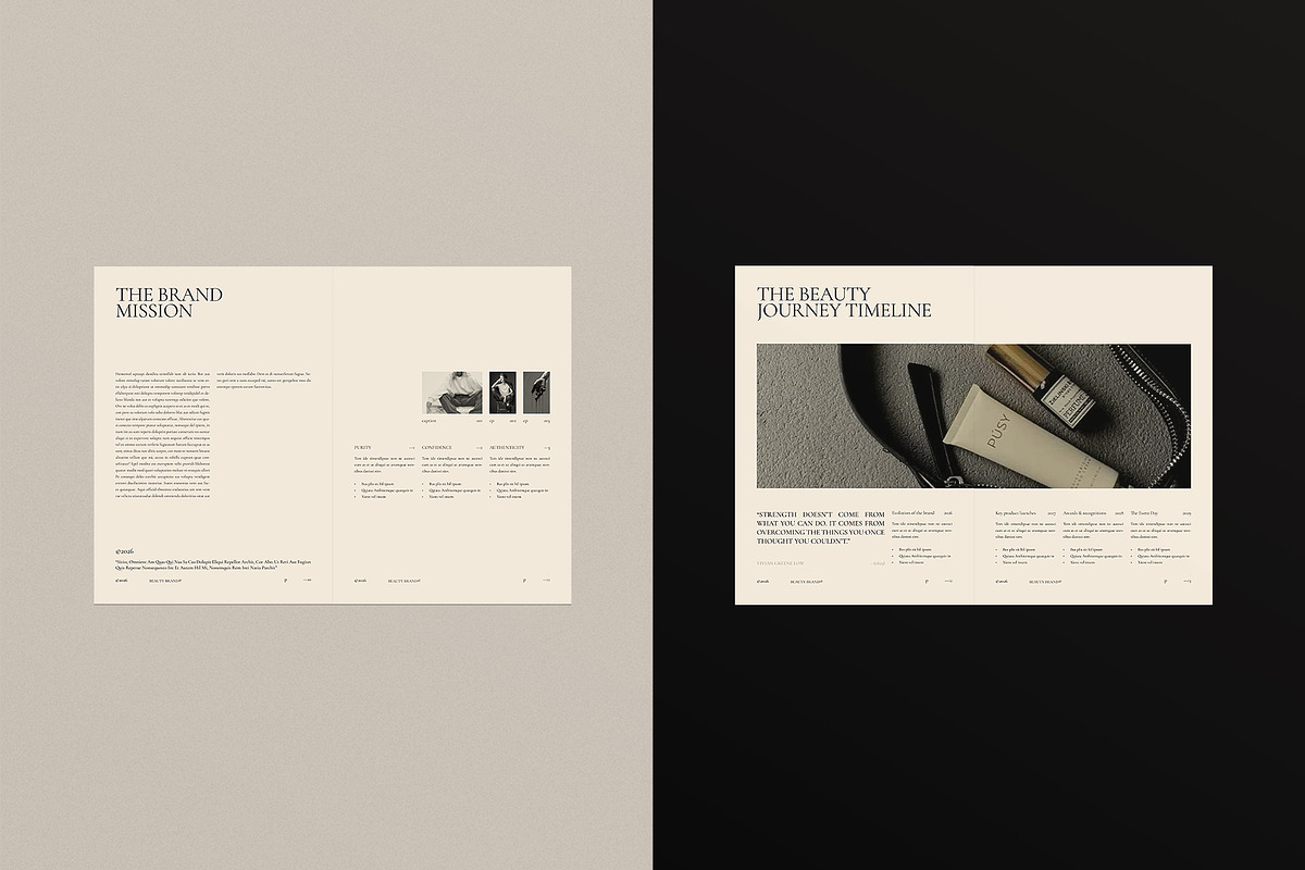 Beauty Brand Magazine Template, a Magazine Template by ArtisanaAura (Photo 6 of 16)