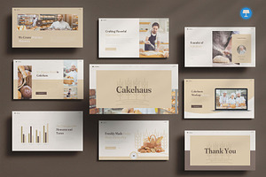 Bakery and Pastry Keynote, a Presentation Template by Pixslides