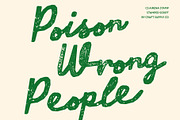 CS Airena Stamp, a Script Font by Craft Supply Co. (Thumbnail 6 of 8)