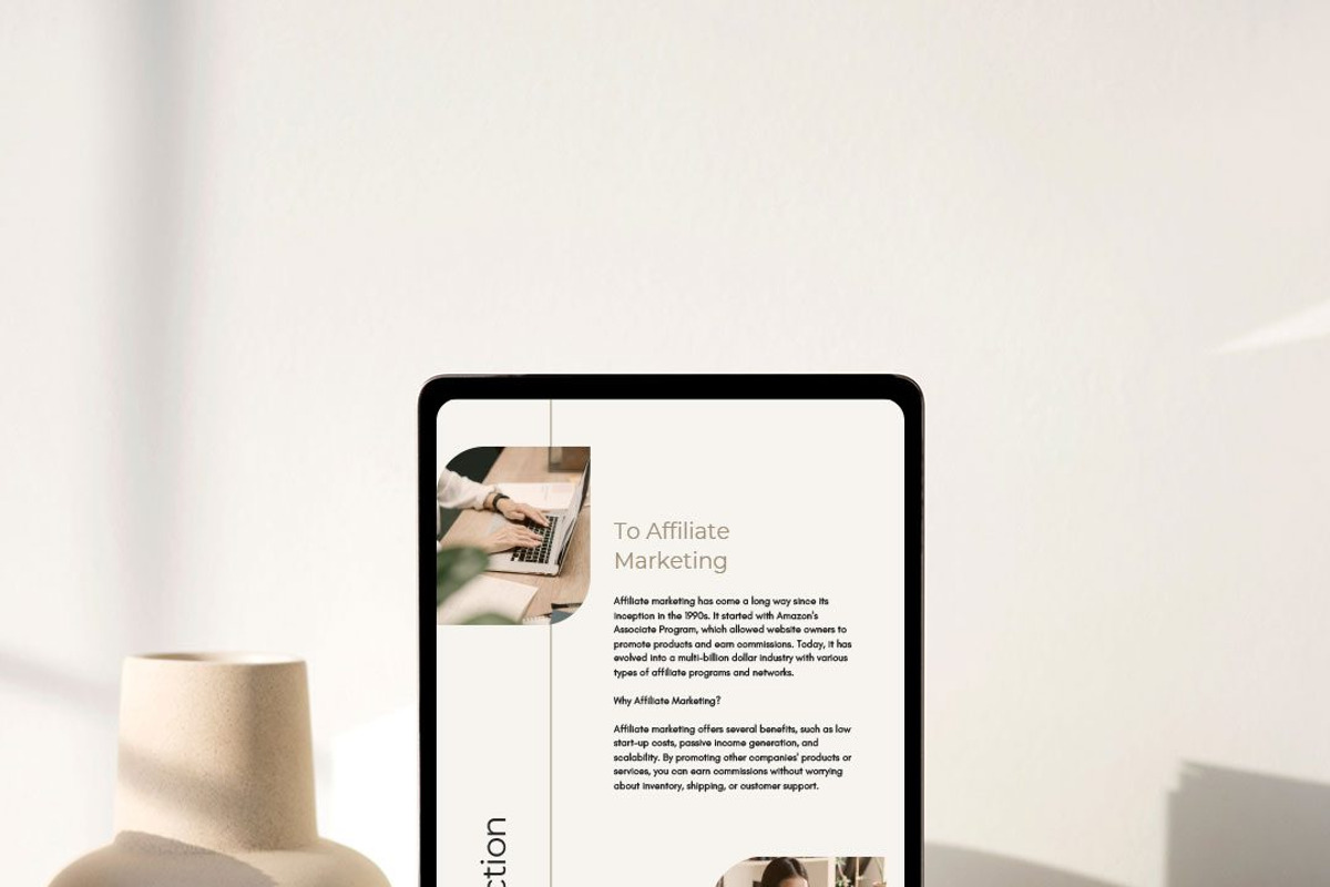Affiliate Marketing Blueprint, a Marketing Template by Brand Your Biz Co. (Photo 2 of 10)
