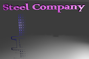Steel Company 3D Logo Model, an Object 3D Model by Temer (Thumbnail 3 of 4)