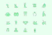 20 Physiotherapy Icons, an Icon by Creative VIP (Thumbnail 2 of 5)