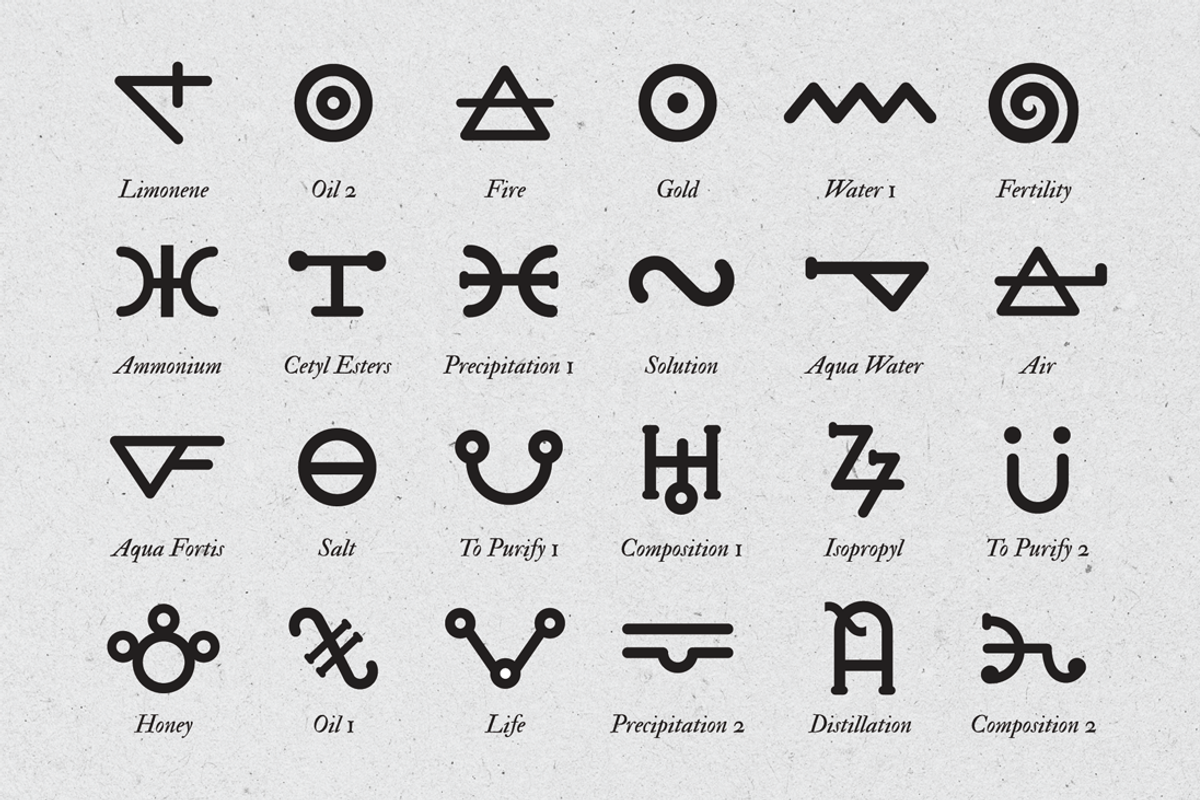 Alchemy Symbols Pack, an Object Graphic by Over Under (Photo 3 of 7)