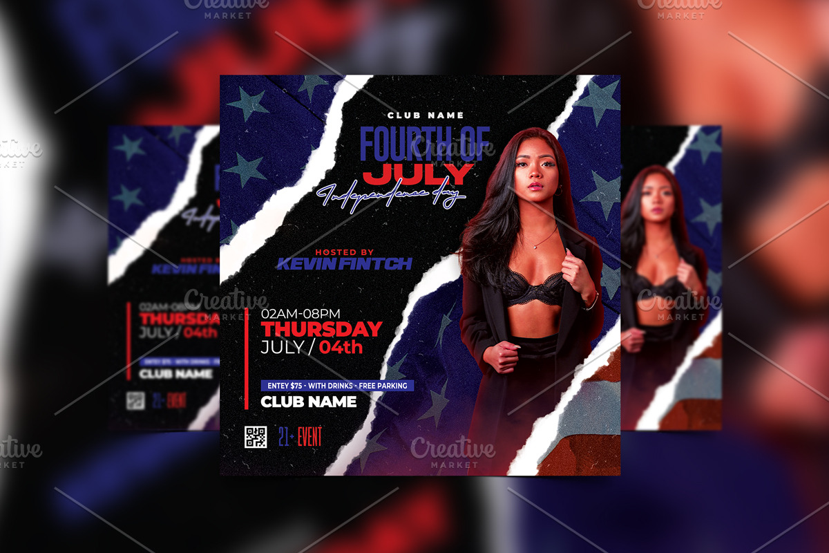 4th of July Flyer, a Flyer Template by StarPixles11 (Photo 1 of 3)