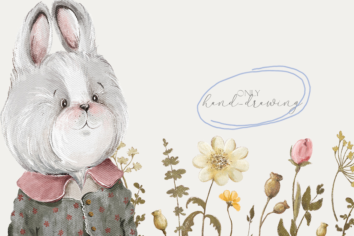 Animals portraits Baby posters, an Animal Illustration by 60secondsArt (Photo 14 of 14)