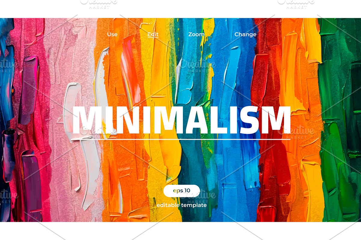 Modern Painting Of Abstract Vibrant, an Illustration by LadadikArt