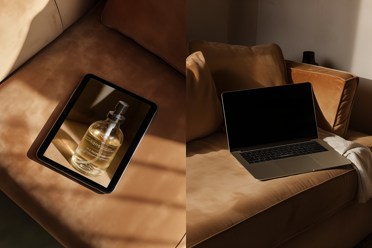 Mockup Bundle | Rich & Moody Vibes, a Device Mockup by The Ethical Agency (Photo 6 of 8)