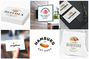 12 Food Industry Logos Hand Painted, a Branding & Logo Template by Liviu (Thumbnail 4 of 5)