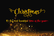 Christmas Lights, a Script Font by Letterara (Thumbnail 5 of 10)