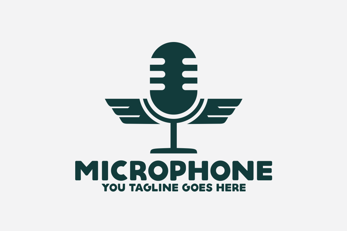 Microphone Logo, a Branding & Logo Template by Brandlogo (Photo 1 of 3)
