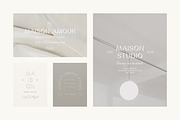Maison Minimal Logo Kit Ai Eps Psd, a Branding & Logo Template by Feel This (Thumbnail 7 of 13)