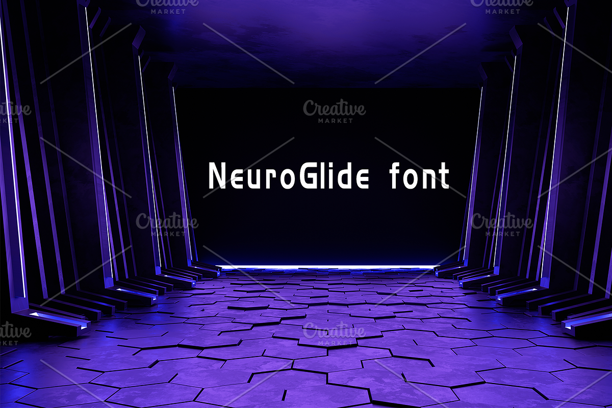 NeuroGlide-Regular-058-25, a Font by canve (Photo 2 of 2)