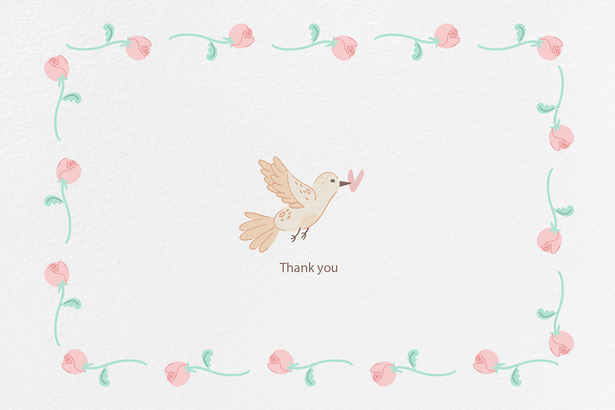 Easter & Spring Floral Collection, a Decorative Illustration by RinSo_art (Photo 12 of 12)