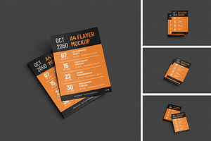 A4 Flayer Mockup, an Advertising Mockup by Afif_studio