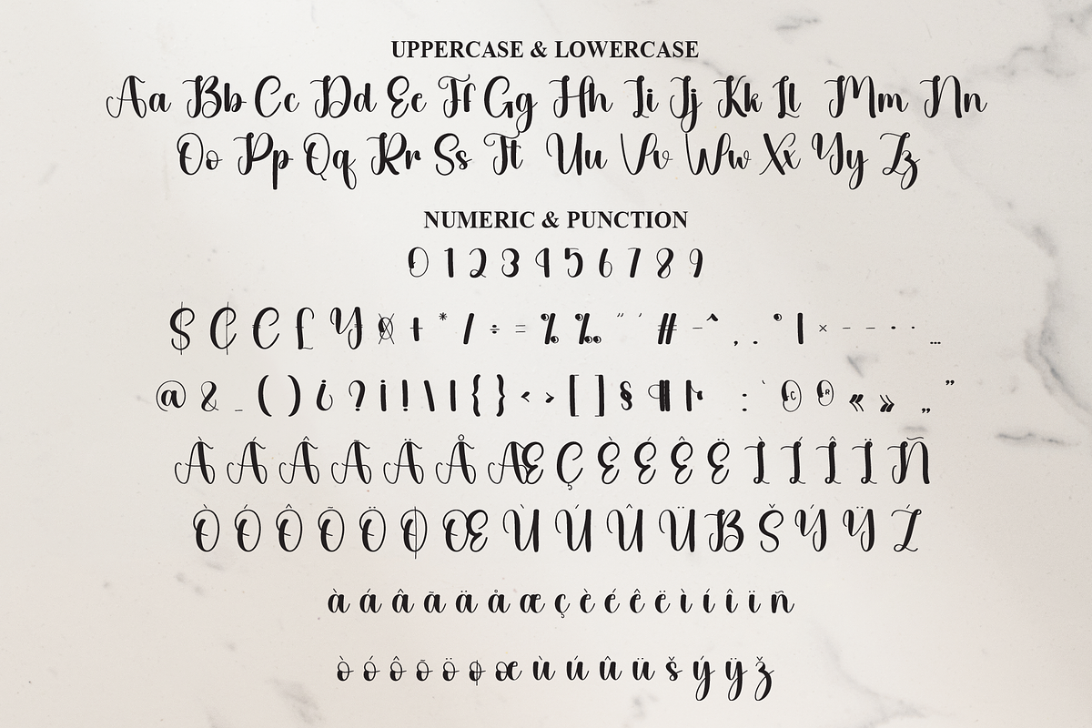 Dustine | Script Font, a Handwritten Font by Scratchones (Photo 7 of 9)