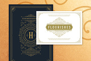 10 Vintage Ornament Invitations, an Invitation Template by Vasya Kobelev (Thumbnail 5 of 11)