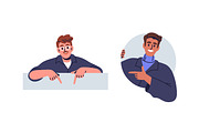 Curious people peeking, peeping set, a Person Illustration by Good Studio (Thumbnail 5 of 6)