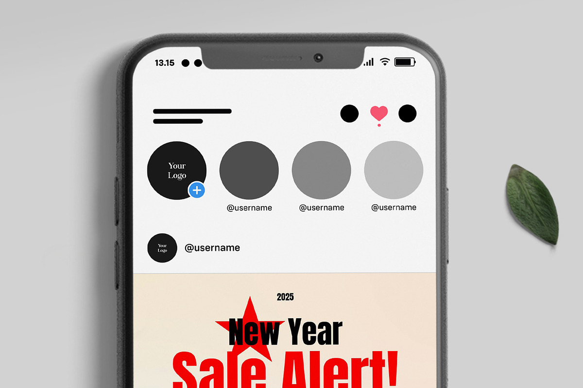 New Year Sale Social Media Post, a Social Media Template by ContestDesign (Photo 2 of 5)