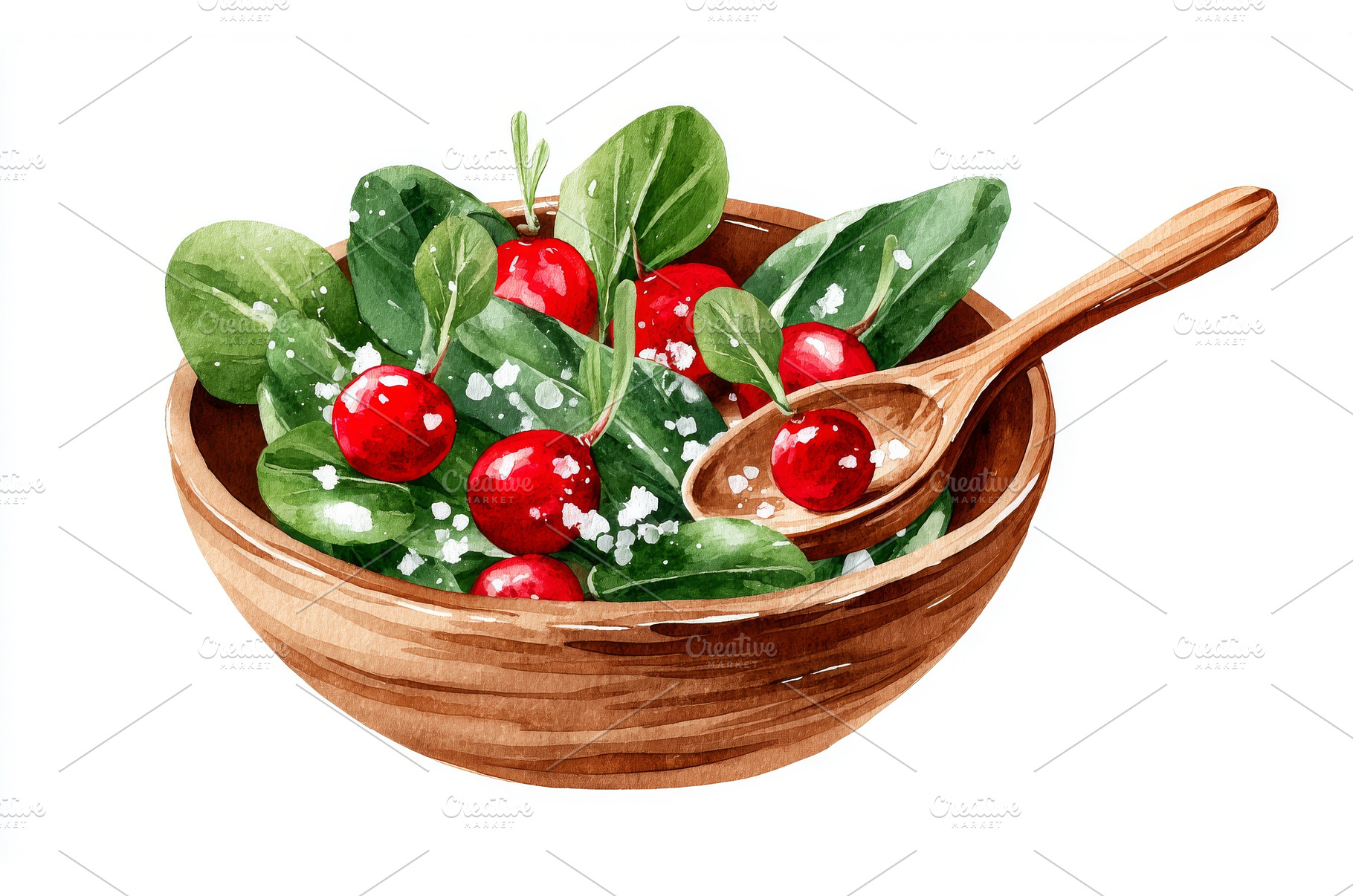 Watercolor illustration of ripe, a Food & Drink Photo by ZinetroN