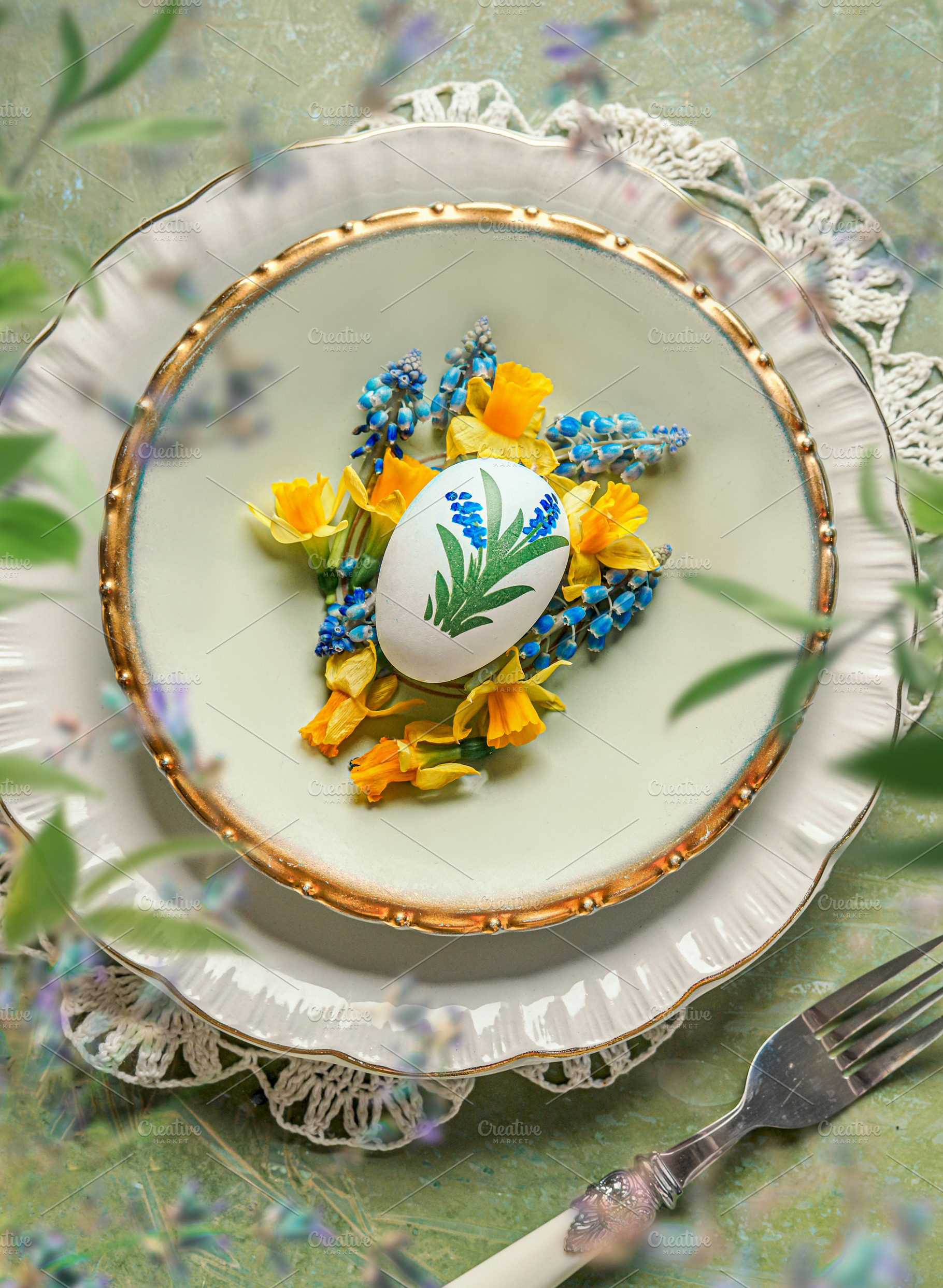 Easter table setting, a Holiday Photo by VICUSCHKA