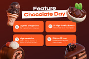 Happy World Chocolate Day, a Food & Drink 3D Model by orenjidesign (Thumbnail 2 of 8)