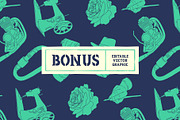 KRAFTONS - Vintage Handdrawn Display, a Serif Font by Cruizy & Co (Thumbnail 10 of 11)