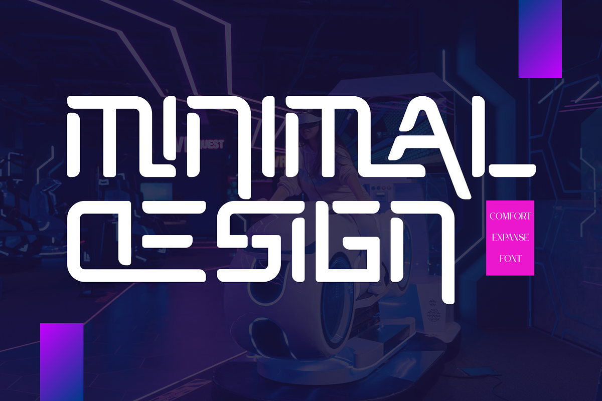 Comfort Expanse - Futuristic Font, a Sans Serif Font by 177Studio (Photo 4 of 9)