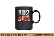 Sound The Alarm I'm 2 Birthday Boy, an Illustration by Handy Arts Studio (Thumbnail 3 of 3)