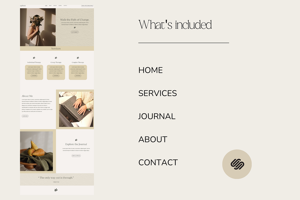 Daphne Squarespace 7.1 Template, a Squarespace Template by Beliveart (Photo 5 of 5)