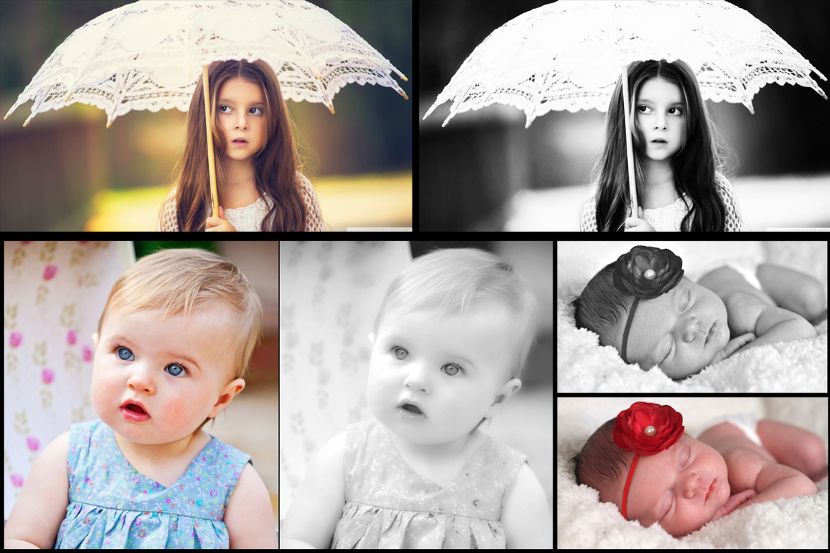 Black & White - PS Actions Bundle, an Action Add-On by Design Master (Photo 2 of 3)