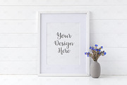White Frame Mockup Bundle Set of 10, a Print Template by Marsala Digital (Thumbnail 11 of 11)