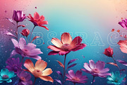 Gradient Floral Background, a Background Graphic by sibel dayı (Thumbnail 5 of 24)