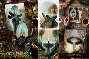 The Worlds Within Magical Postcards
