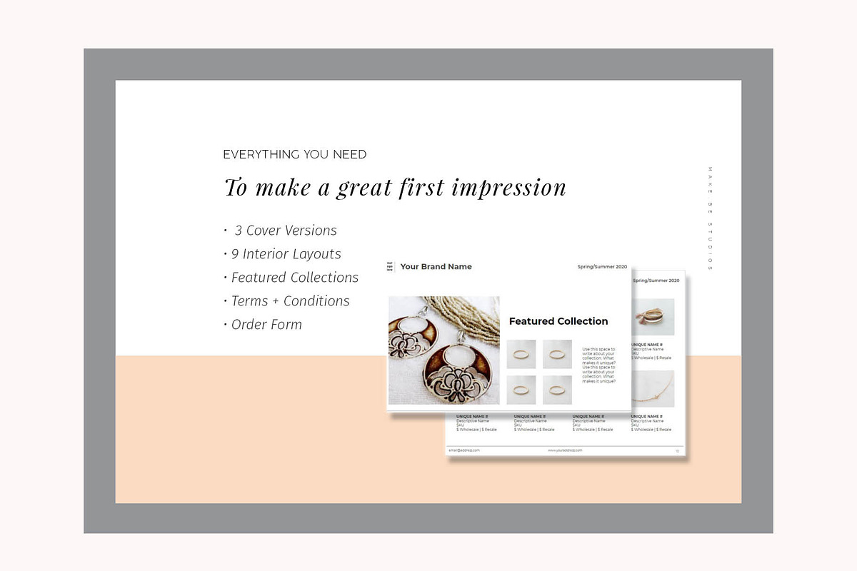 Line Sheet Templates, a Magazine Template by Creative Day (Photo 2 of 7)