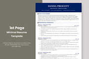 ATS Resume Template | Modern CV Word, a Resume Template by Anjum Ilyas (Thumbnail 2 of 7)